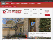 Tablet Screenshot of mountainlava.com